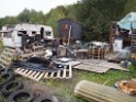 Wohnwagen ausgebrannt Koeln Muelheim Muelheimer Ring Piccoloministr P001